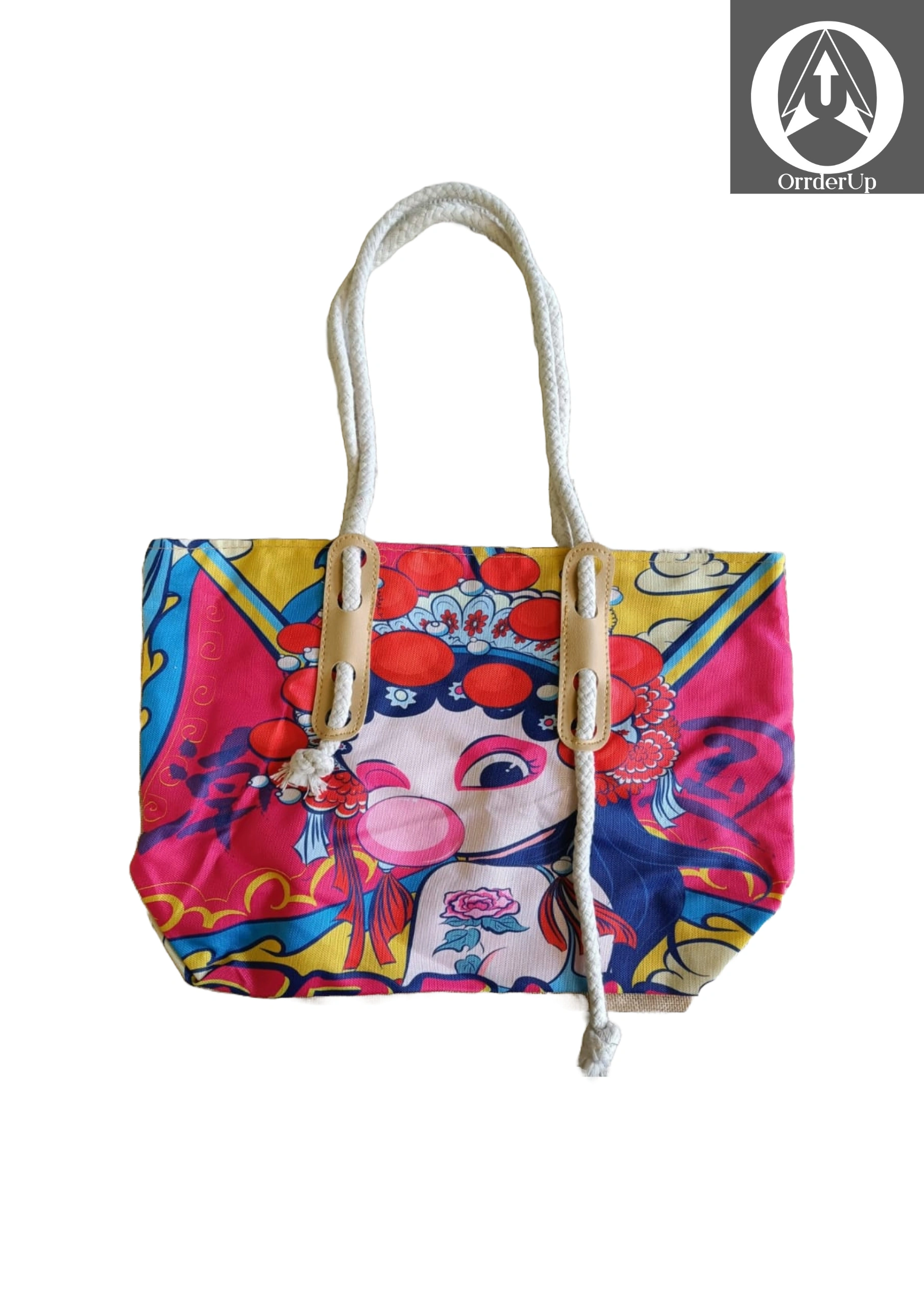 jute printed bag