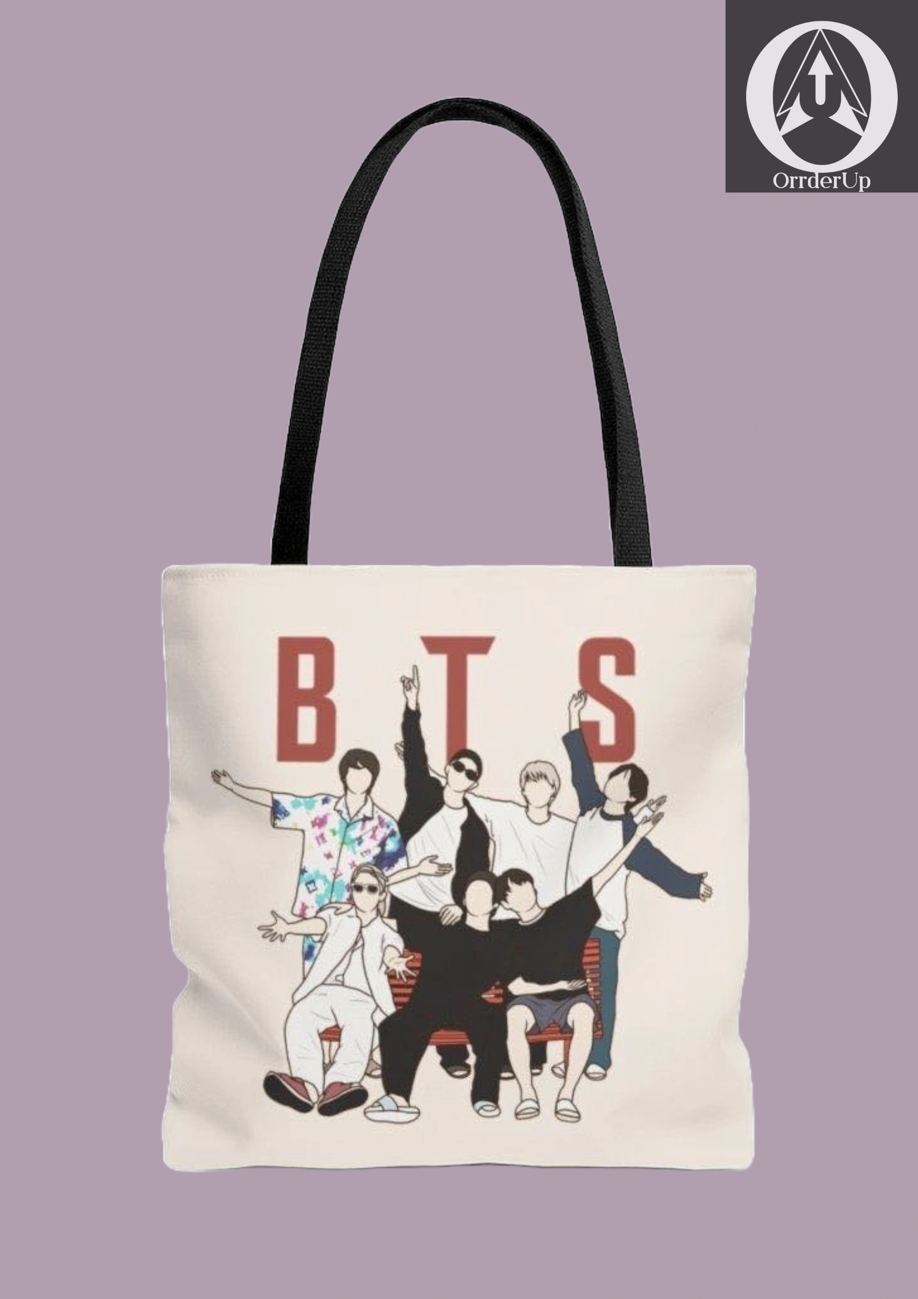 BTS tote bags